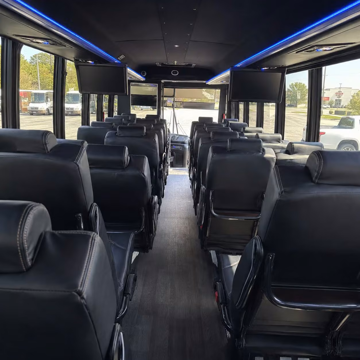 25 passenger minibus interior