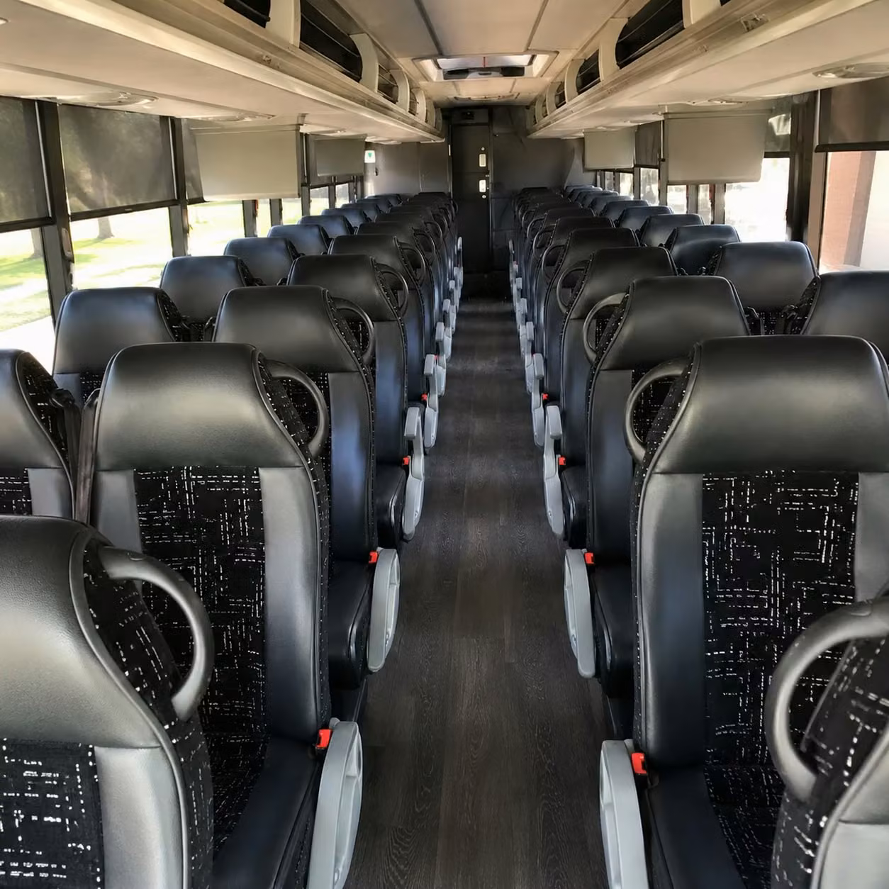 shreveport charter bus rental interior