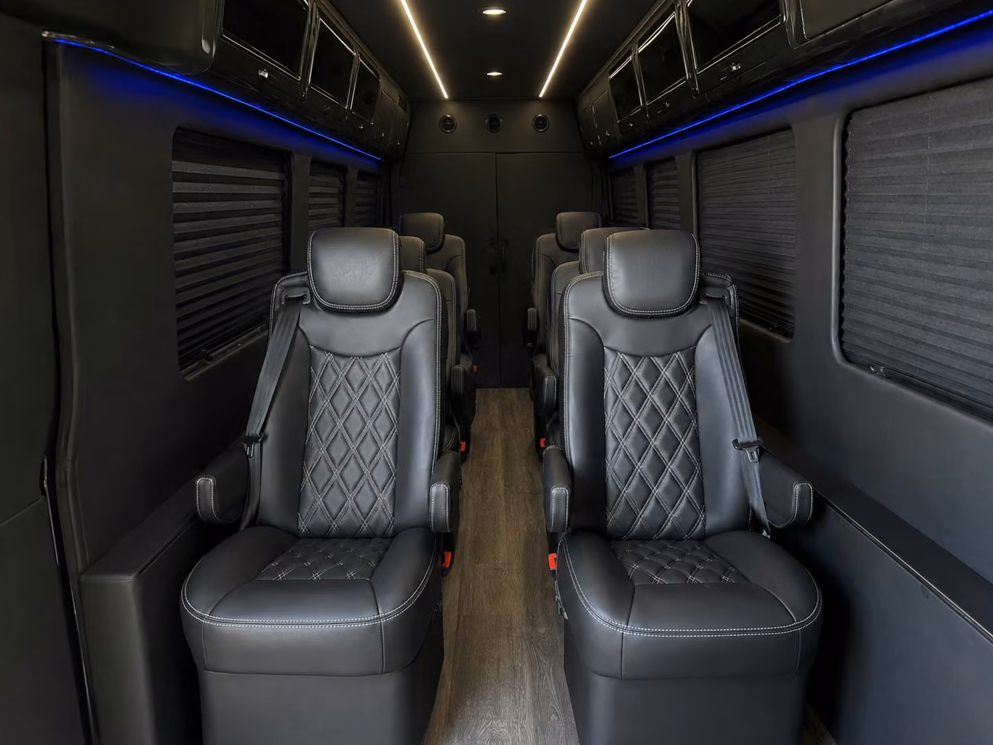 sprinter van with driver interior